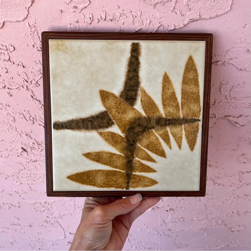 Ceramic Tile Trivet Wall Decor Art Italy